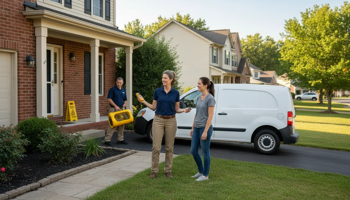 Water restoration image for Water Damage & Restoration Services in Delphia, KY